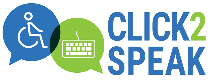Click2Speak Logo - Assistive Technology On-Screen Keyboard